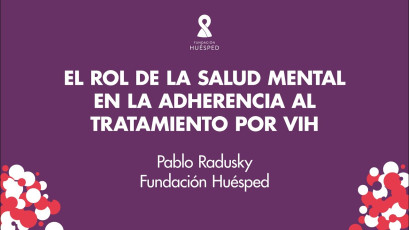 Salud mental y tratamiento por VIH x Pablo Radusky #SimposioHuésped.