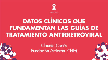 Datos clínicos sobre las guías de tratamiento x Claudia Cortés #SimposioHuésped.